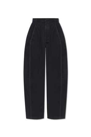 ボッテガヴェネタ Bottega Veneta High Waist Belted Trousers Bottega Veneta Pants with belt | Women's Clothing | Vitkac